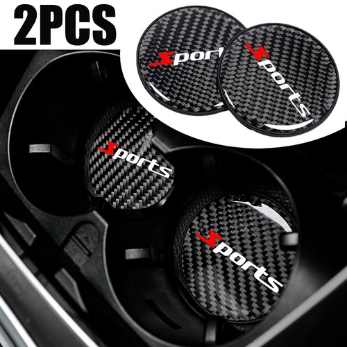 Real carbon fiber car cup - carbon,